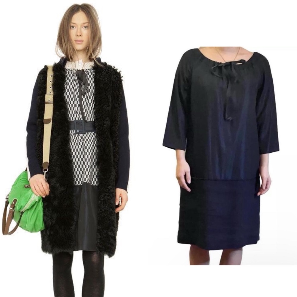 Vintage Marni Iridescent Sheen Shift Dress Winter Edition 2009